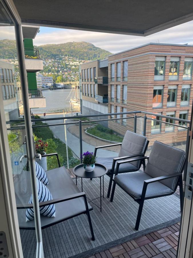 Modern Apartment - Amazing Terrace And Fjord View, Close To City Center 卑爾根 外观 照片